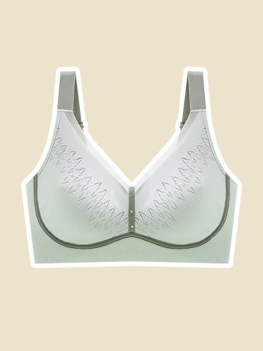 Summer Breathable Wire-Free Minimizer Bra