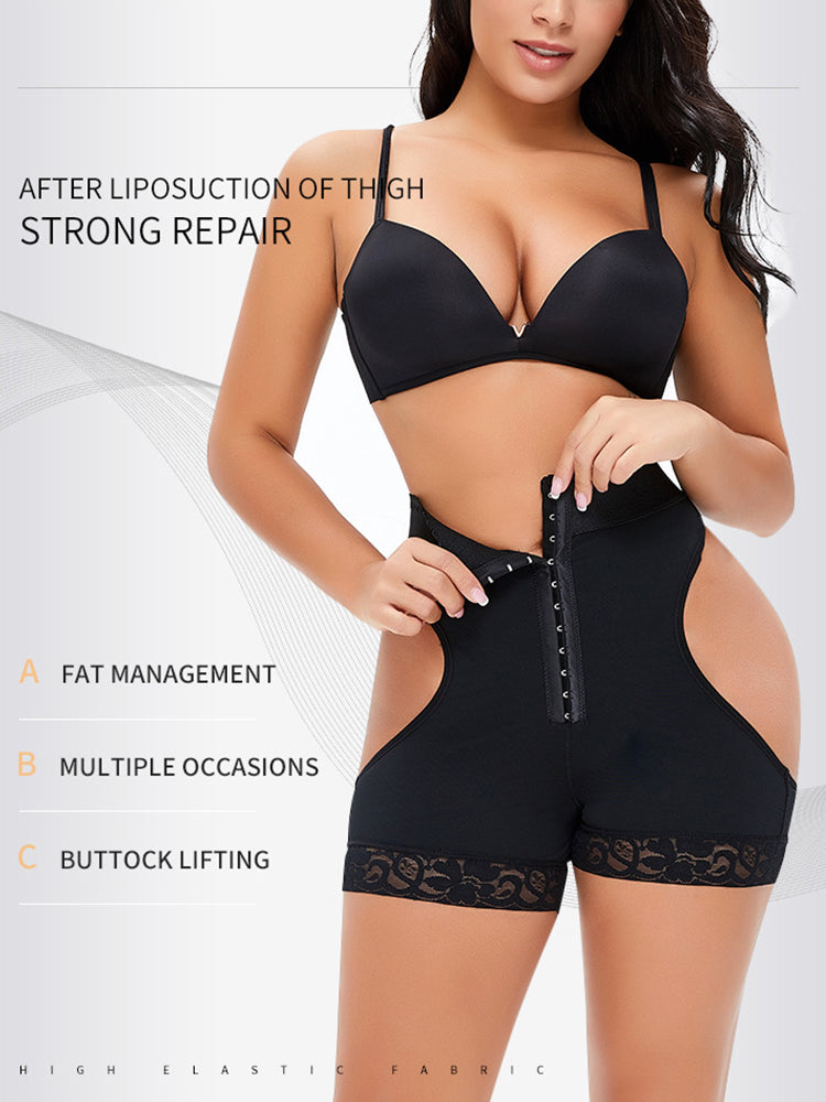 Front Closure Tummy Control Butt Lifting Pull Up Shaper Panties