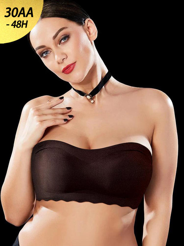Wireless Breathable Convertible Bra with Removable Staps
