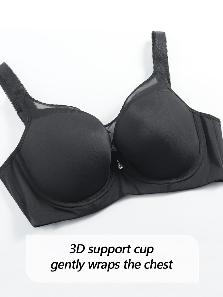 Solid Push Up Underwire T-Shirts Bras
