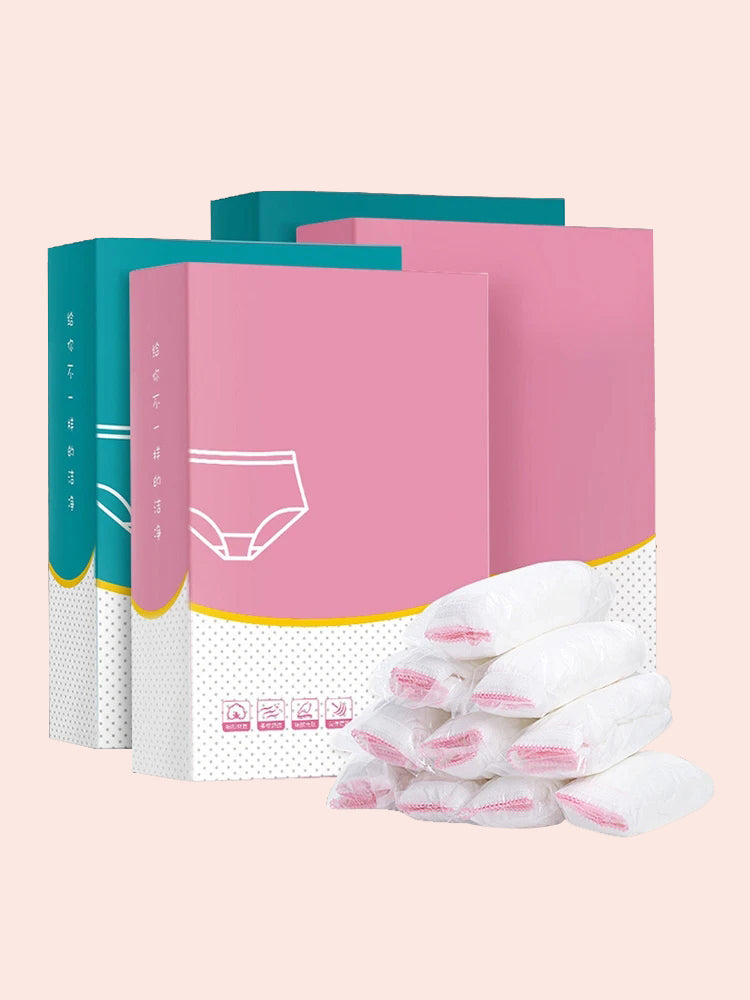 5 Pieces Solid Portable Cotton Disposable Panties Luna's Wish
