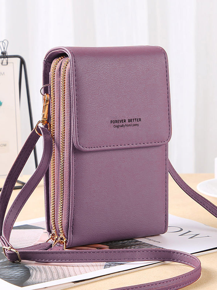 Women Crossbody Phone Wallet Bag Multi-Pocket Purse for Phones up to 6.5"
