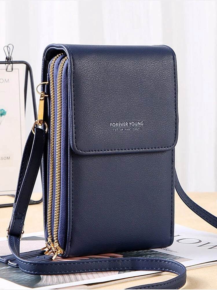 Women Crossbody Phone Wallet Bag Multi-Pocket Purse for Phones up to 6.5"
