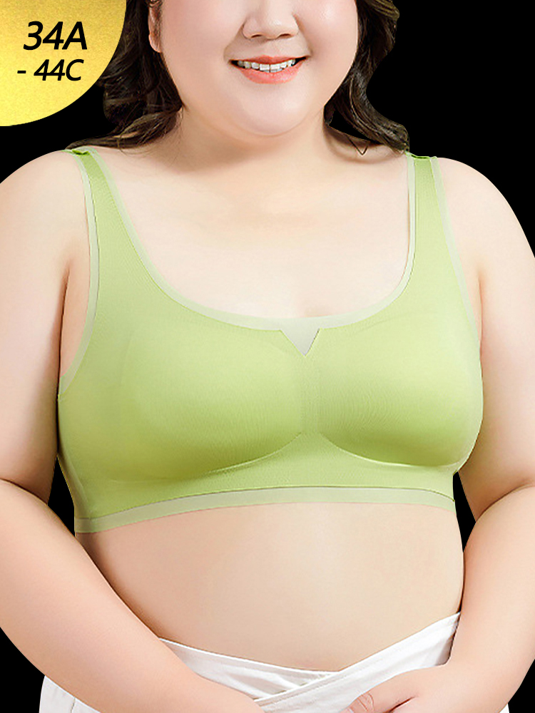 Plus Size Seamless Sports Wirless Vest Bras