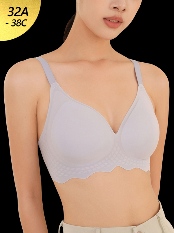 Solid Color Ultra Thin Seamless Wireless Bra