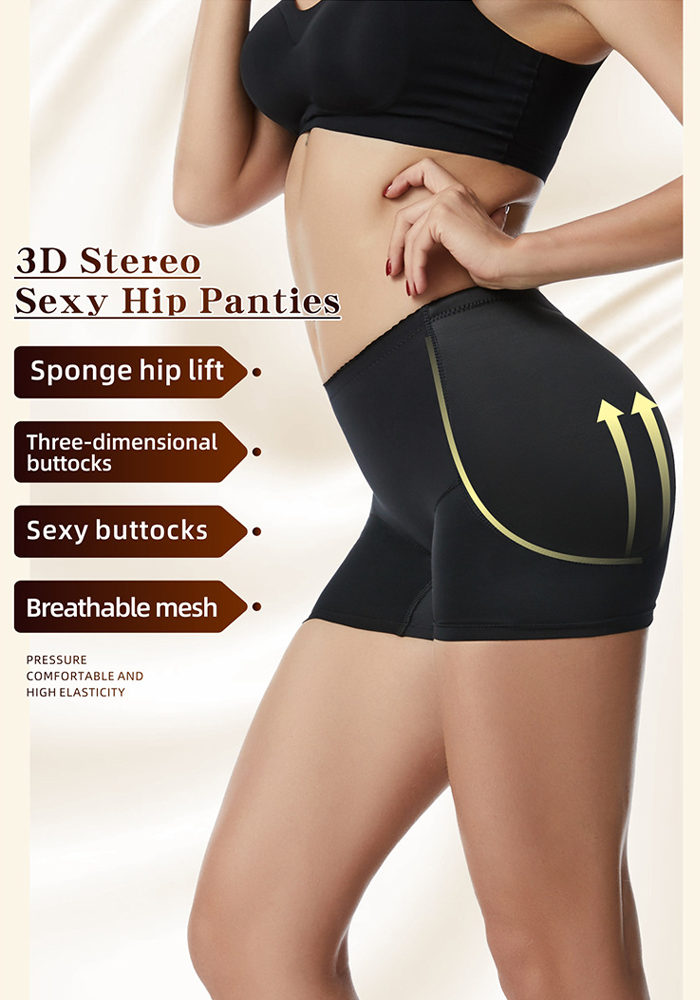 Hips Padded Boyshort Hip Enhancer Panties