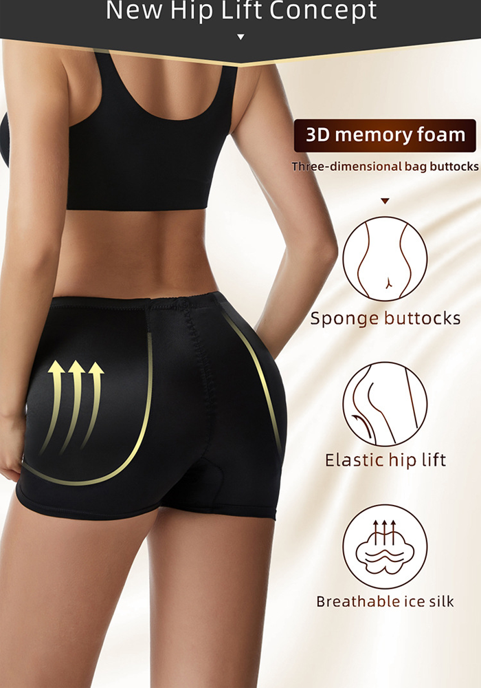 Hips Padded Boyshort Hip Enhancer Panties