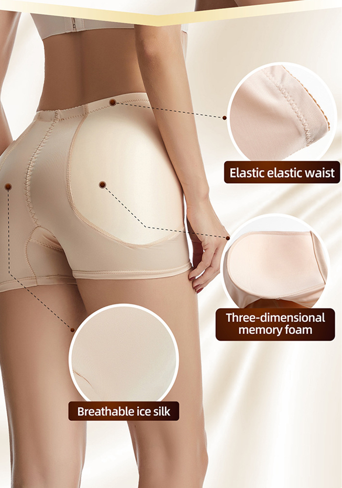 Hips Padded Boyshort Hip Enhancer Panties
