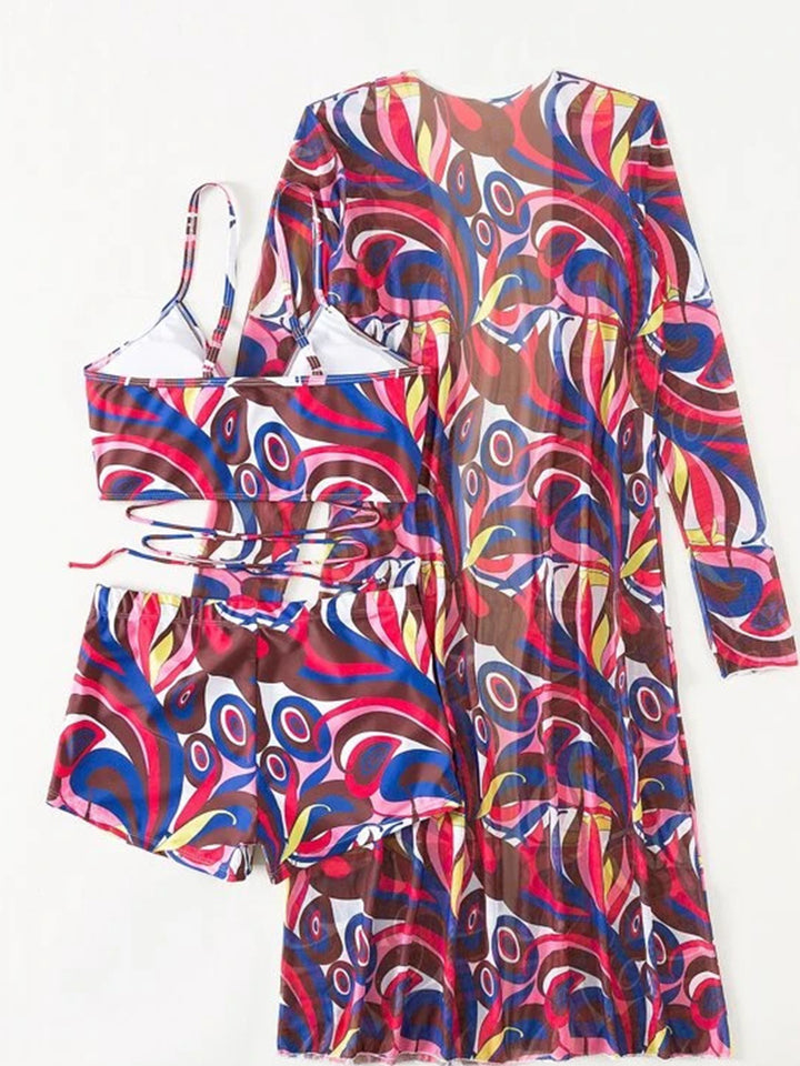 Women's Sexy 3-Piece European Swimwear Set