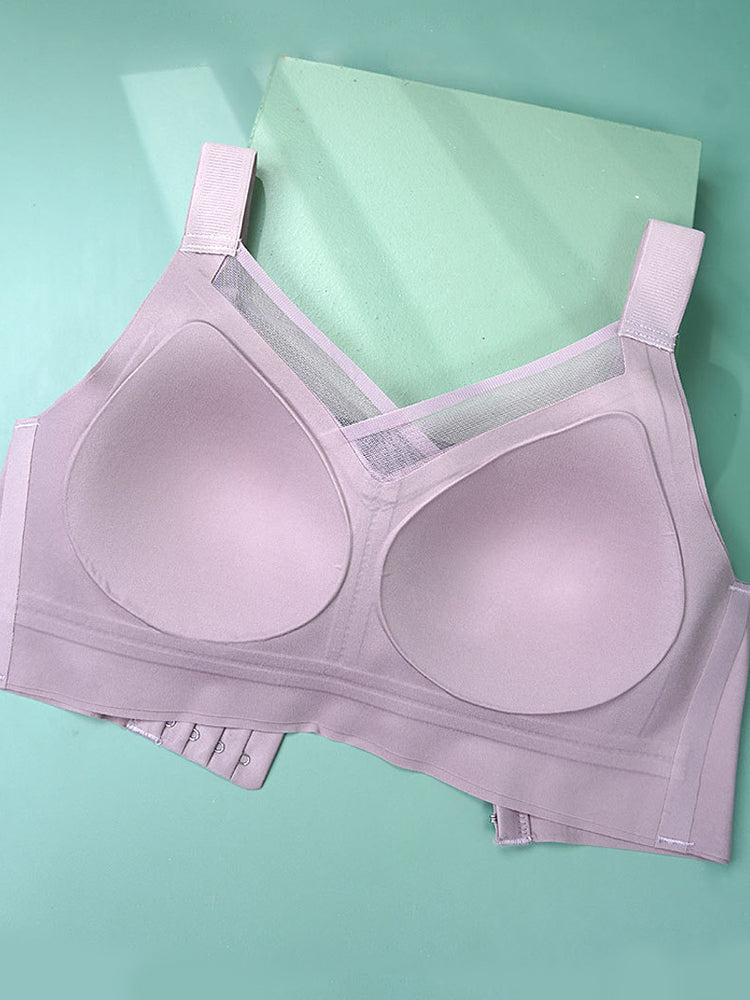 Seamless Elastic Fit Minimizer Wireless Bras