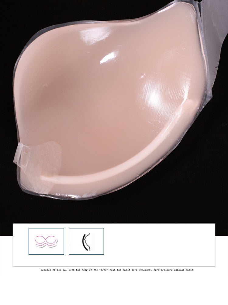 Invisible Strapless Silicone Underwire Bra