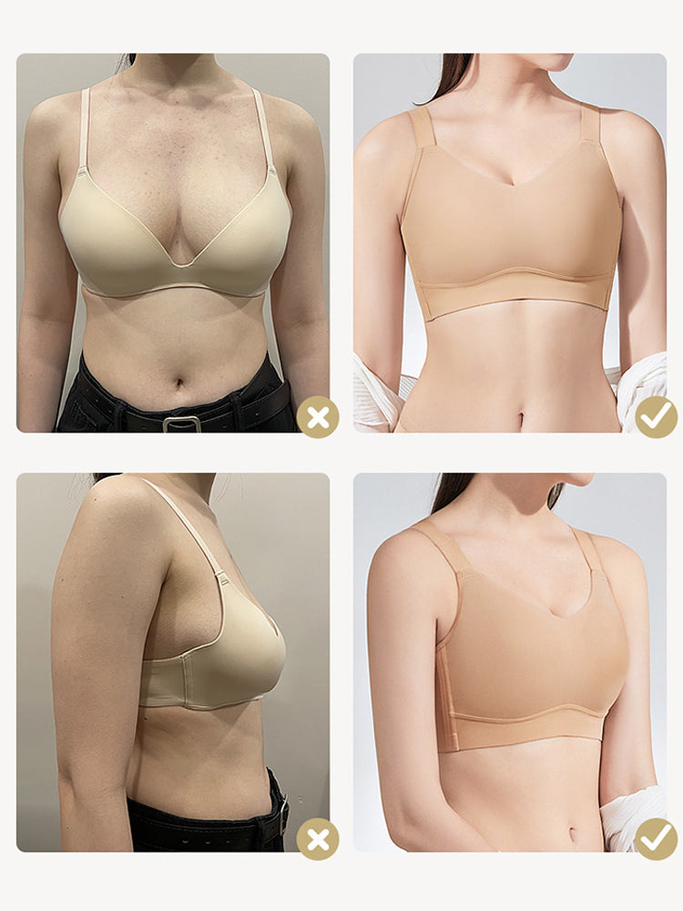 Seamless Support Up Wireless Minimizer Bras