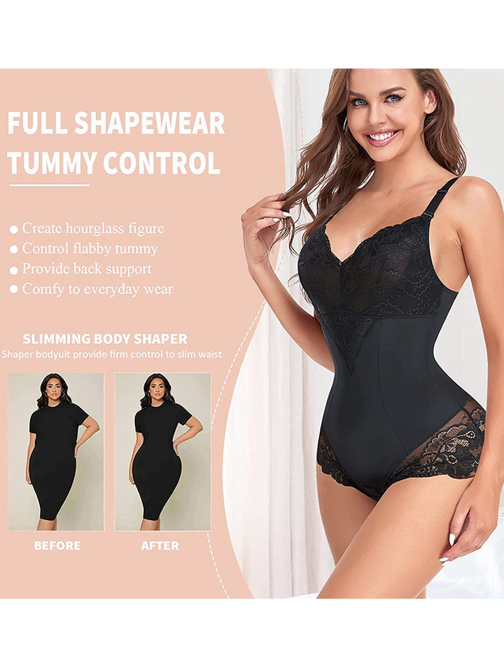 Women's Lace Tummy Control Hip Lift Body Slimming Shapewear