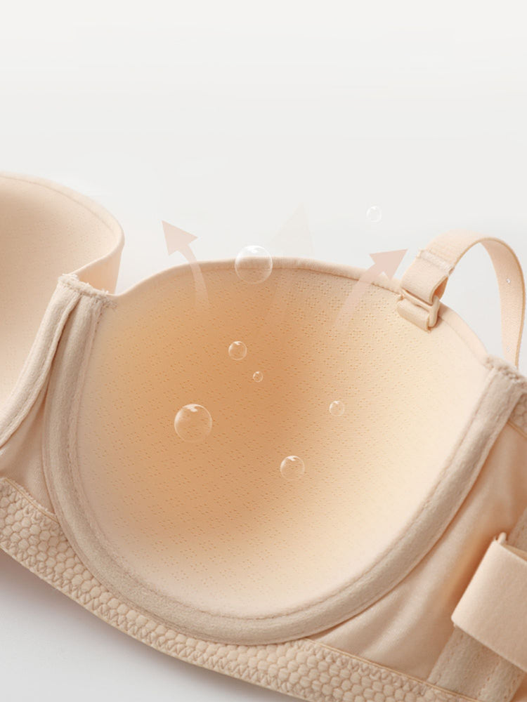Anti Slip Push Up Strapless Underwire Bra