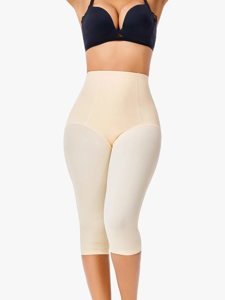 Post-Liposuction High-Waisted Compression Shorts for Women