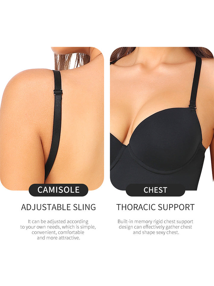 Two-Wear Backless Body Thong Shapewear for Evening Dresses