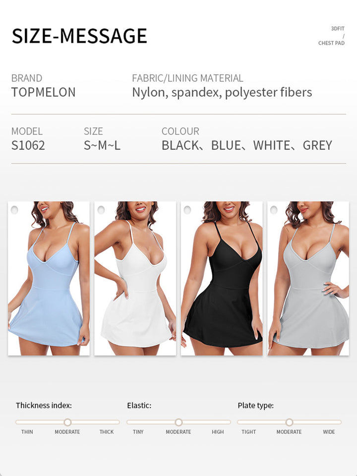 Women's Tummy-Control One-Piece Swim Dress