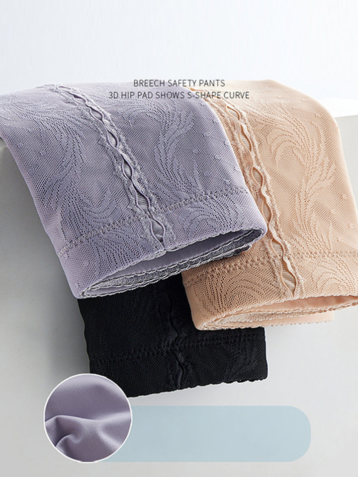 High Wasit Ice Silk Natural Butt Lifting Tummy Control Brief