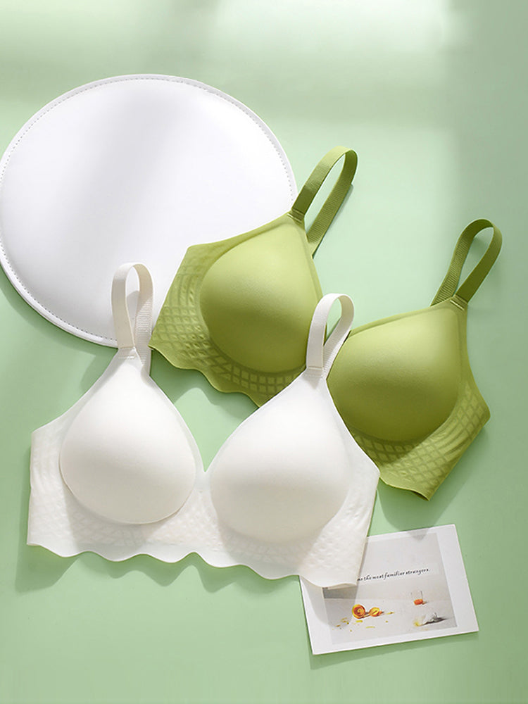 Solid Color Ultra Thin Seamless Wireless Bra