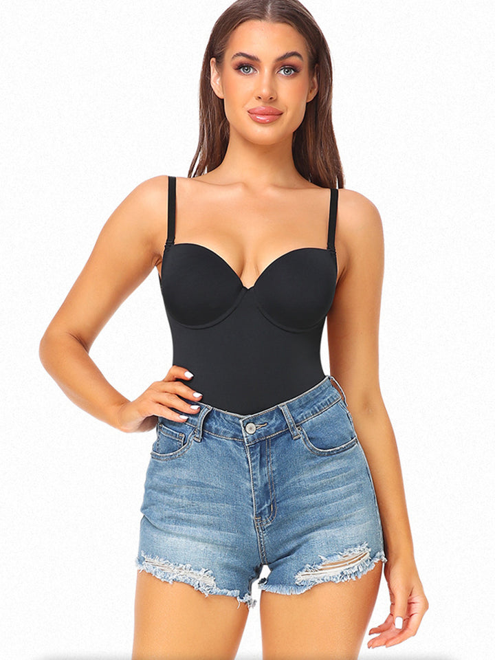 Two-Wear Backless Body Thong Shapewear for Evening Dresses