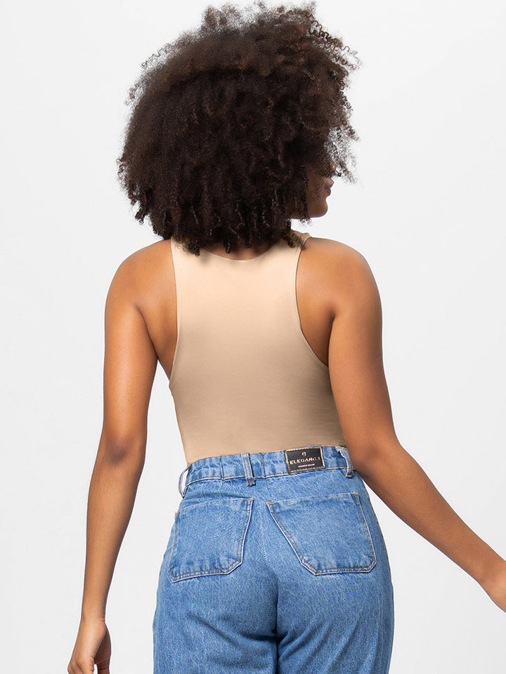 Sexy Classic Sleeveless Slim Bodysuit