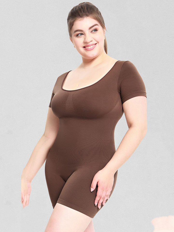 Seamless Sculpting Bodysuit for Women -  Full-Body Compression
