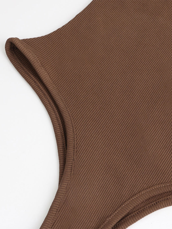 High-Neck Long Sleeve Thermal Bodysuit for Women
