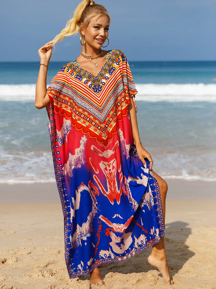 Boho Beach Cover-Up Dress