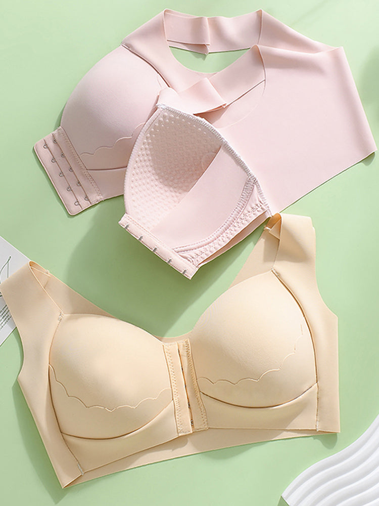 Comfort Seamless Front Closure Wirefree Bra