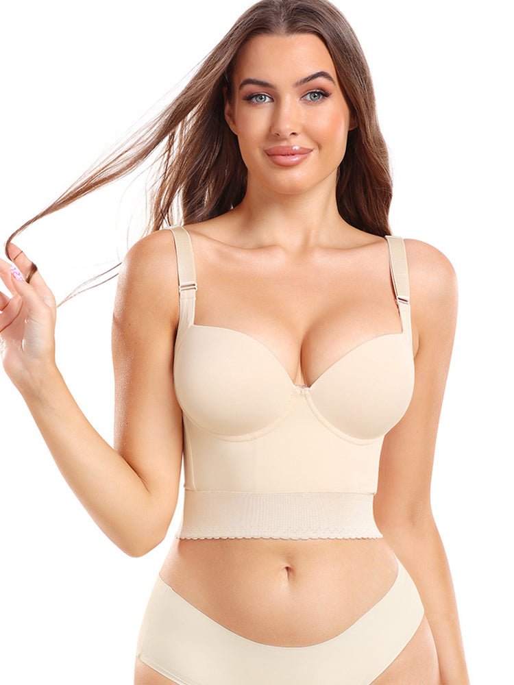 High Support Body-shaping Push Up Underwire Bra