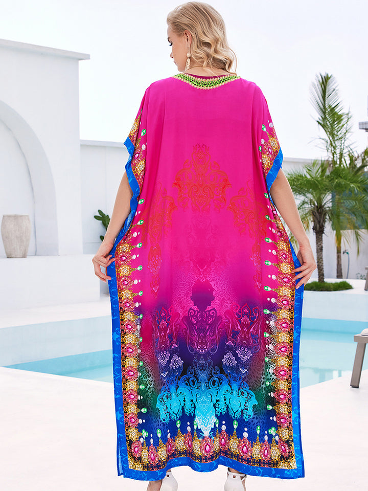 Stylish Flowy Beach Cover Up Robe - UPF 50+ Sun Protection