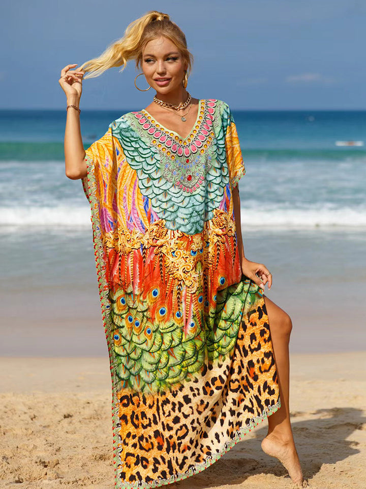 Boho Beach Cover-Up Dress