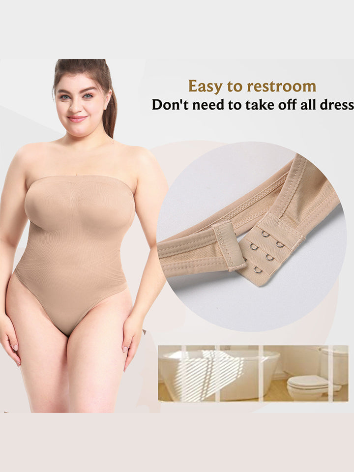 Seamless Sculpting Bodysuit for Women -  Full-Body Compression