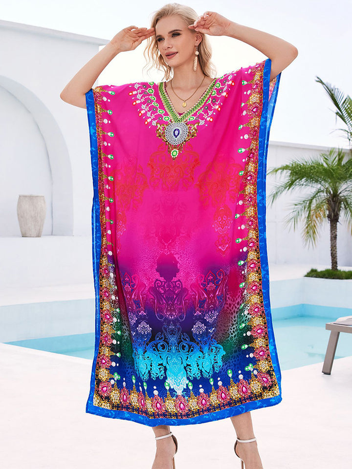 Stylish Flowy Beach Cover Up Robe - UPF 50+ Sun Protection