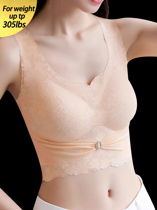 High Side Support Wireless Longline Bras