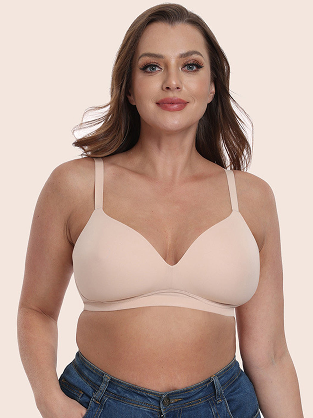 Women's Comfort Smoothing Stretch Wireless Lightly Lined Bra