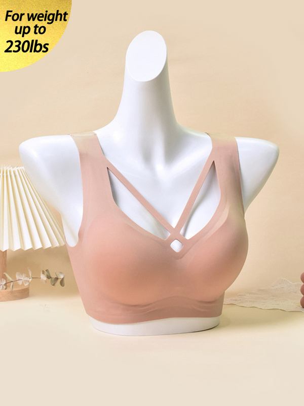 Seamless Soft Support Anti-Side Expansion Wire-Free Bra