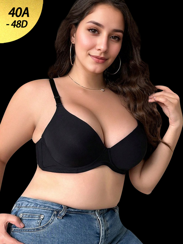 Sexy Underwire Push-Up Bra for Enhanced Lift