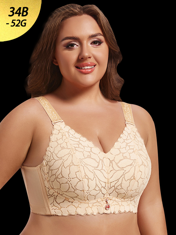Ultra-Thin Minimizer Wireless Bra for Larger Busts