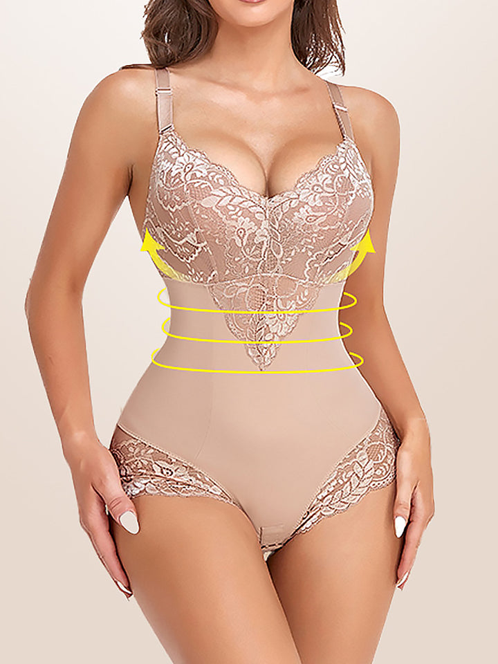 Women's Lace Tummy Control Hip Lift Body Slimming Shapewear