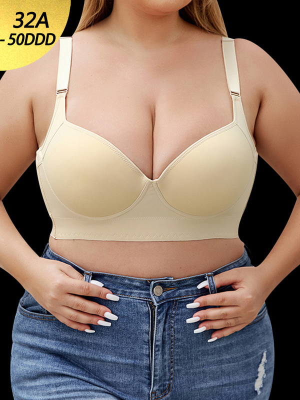 Seamless Push Up Underwire Longline Bra