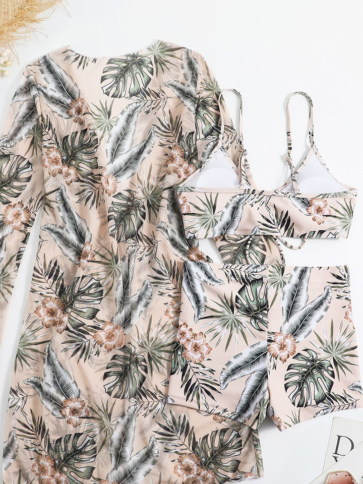 Women's Sexy 3-Piece European Swimwear Set
