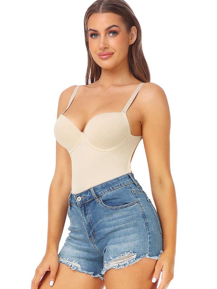 Two-Wear Backless Body Thong Shapewear for Evening Dresses