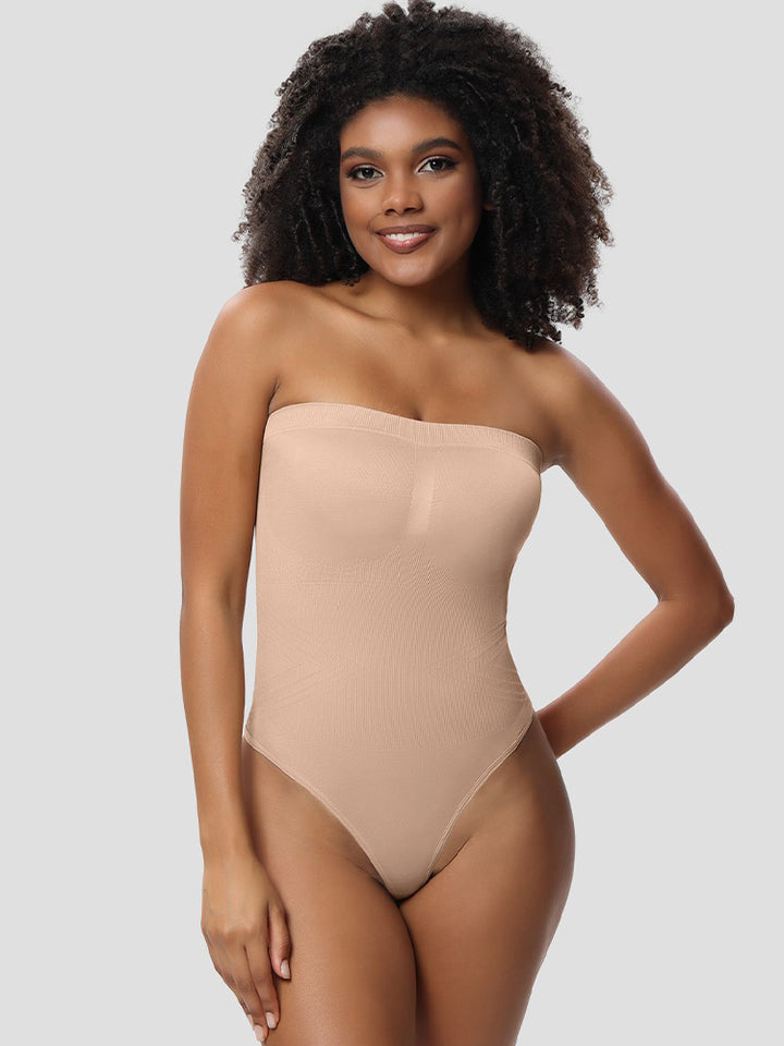 Seamless Sculpting Bodysuit for Women -  Full-Body Compression