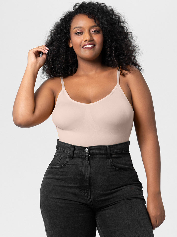 Slim Fit Seamless Tummy Control Thong Bodysuit Shapewear