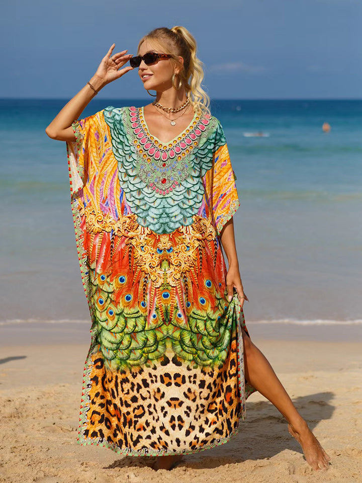 Boho Beach Cover-Up Dress