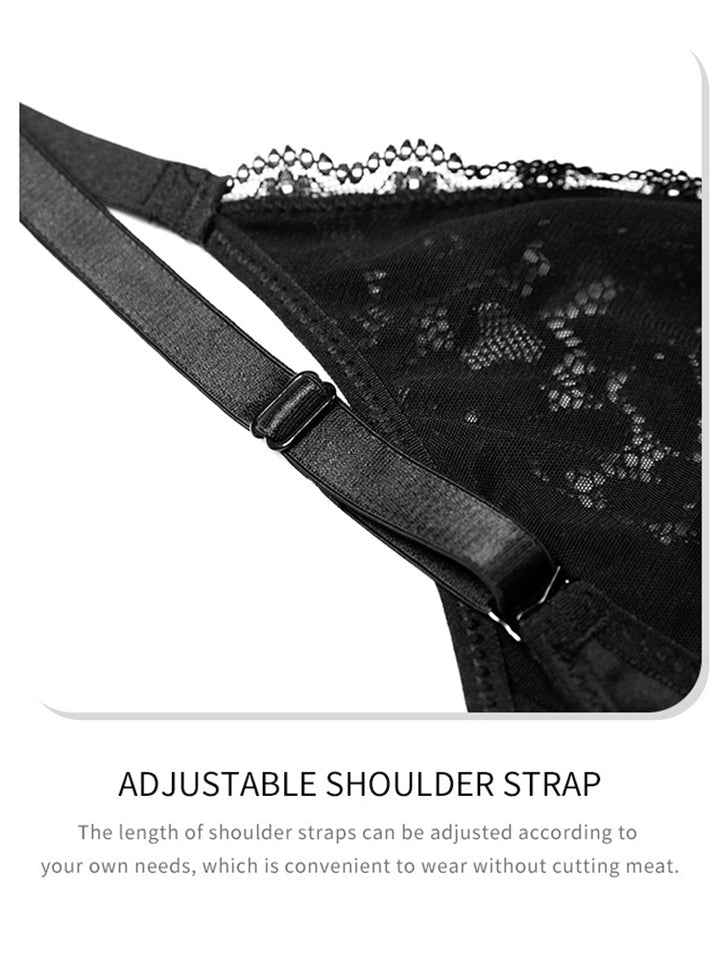 Lace V Neck Butt Enhancer Sleeveless Bodysuit Shapewear