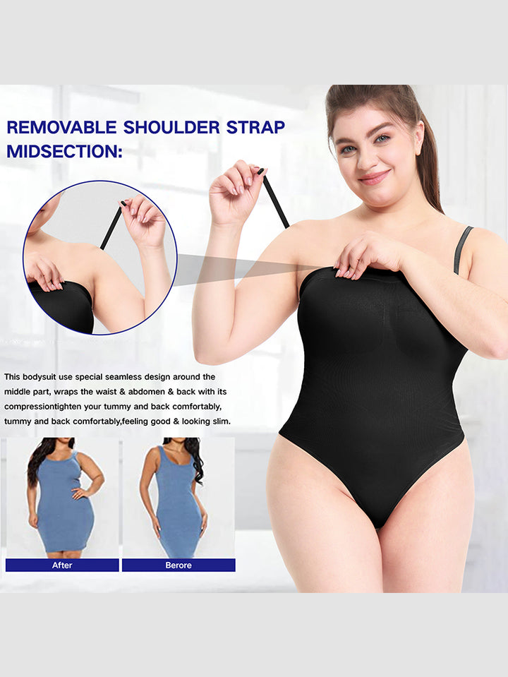 Seamless Sculpting Bodysuit for Women -  Full-Body Compression