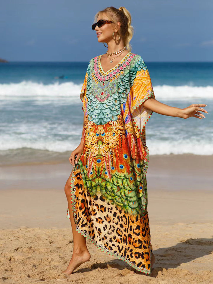 Boho Beach Cover-Up Dress