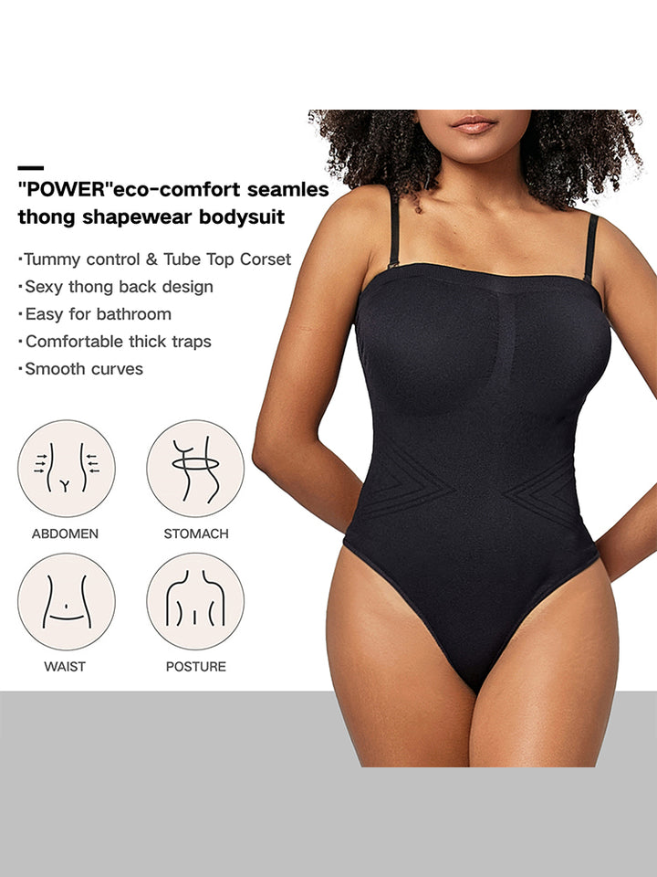 Seamless Sculpting Bodysuit for Women -  Full-Body Compression